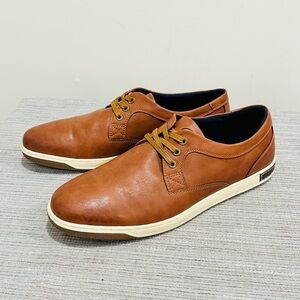 Men’s Jousen Milan 3 Eyelet Brown Lace Up Fashion Dress Sneakers Size 13